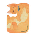 Greeting Life Birthday Cat Card - Brown Cat