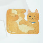Greeting Life Birthday Cat Card - Brown Cat