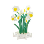 Greeting Life Birthday Daffodil Blooming Flower Pop-Up Card