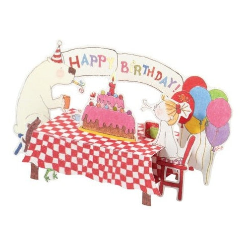 Greeting Life Birthday Table Pop-Up Card