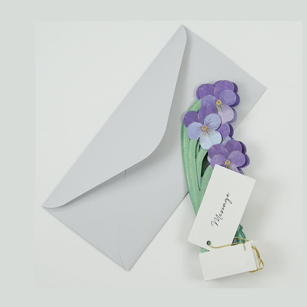 Greeting Life Blooming Mini Card Viola