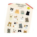 Greeting Life Cat Face Stickers