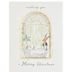 Greeting Life Christmas Luxury Santa Card - Bubble Bath