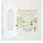 Greeting Life Christmas Luxury Santa Card - Bubble Bath