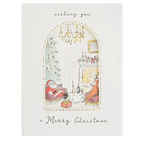 Greeting Life Christmas Luxury Santa Card - Living