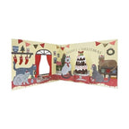 Greeting Life Christmas Window Party Card Cat