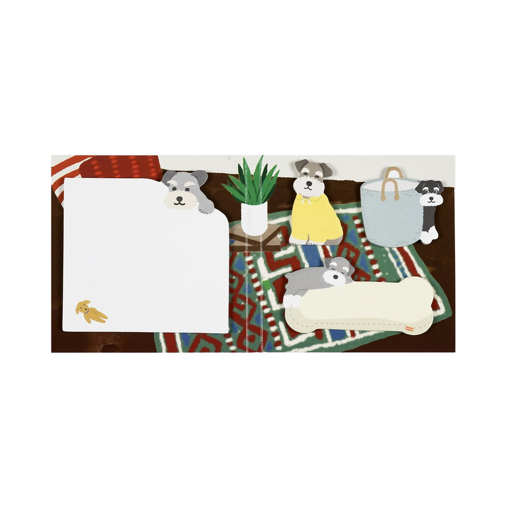 Greeting Life Custom Sticks Die-Cut Sticky Notes Schnauzer