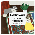 Greeting Life Custom Sticks Die-Cut Sticky Notes Schnauzer