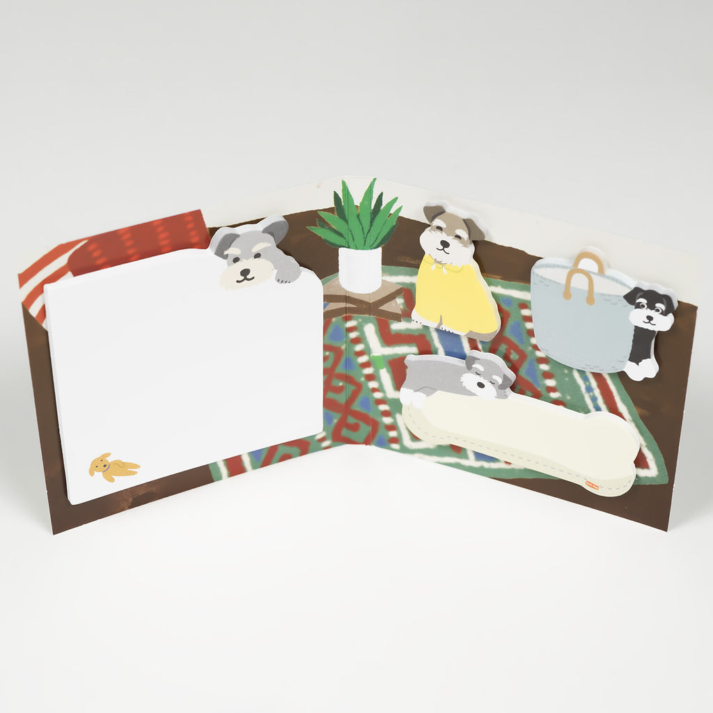 Greeting Life Custom Sticks Die-Cut Sticky Notes Schnauzer