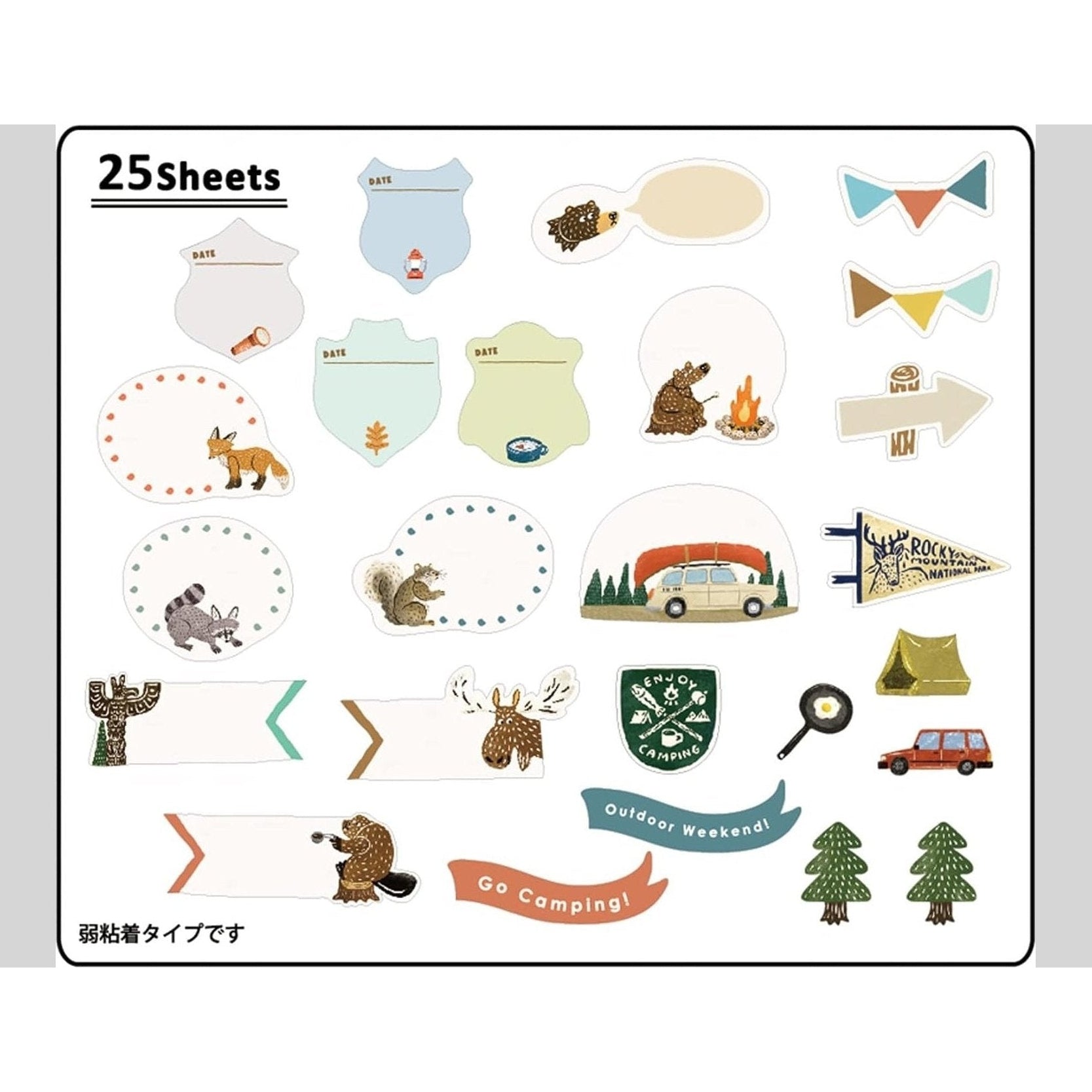 Greeting Life Flaky Stickers 25Pcs