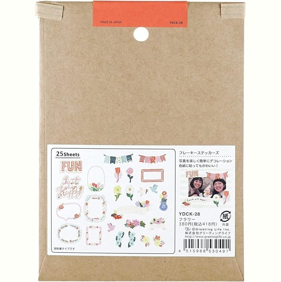 Greeting Life Flaky Stickers 25Pcs