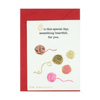 Greeting Life For You Letterpress Mini Card - Black Cat