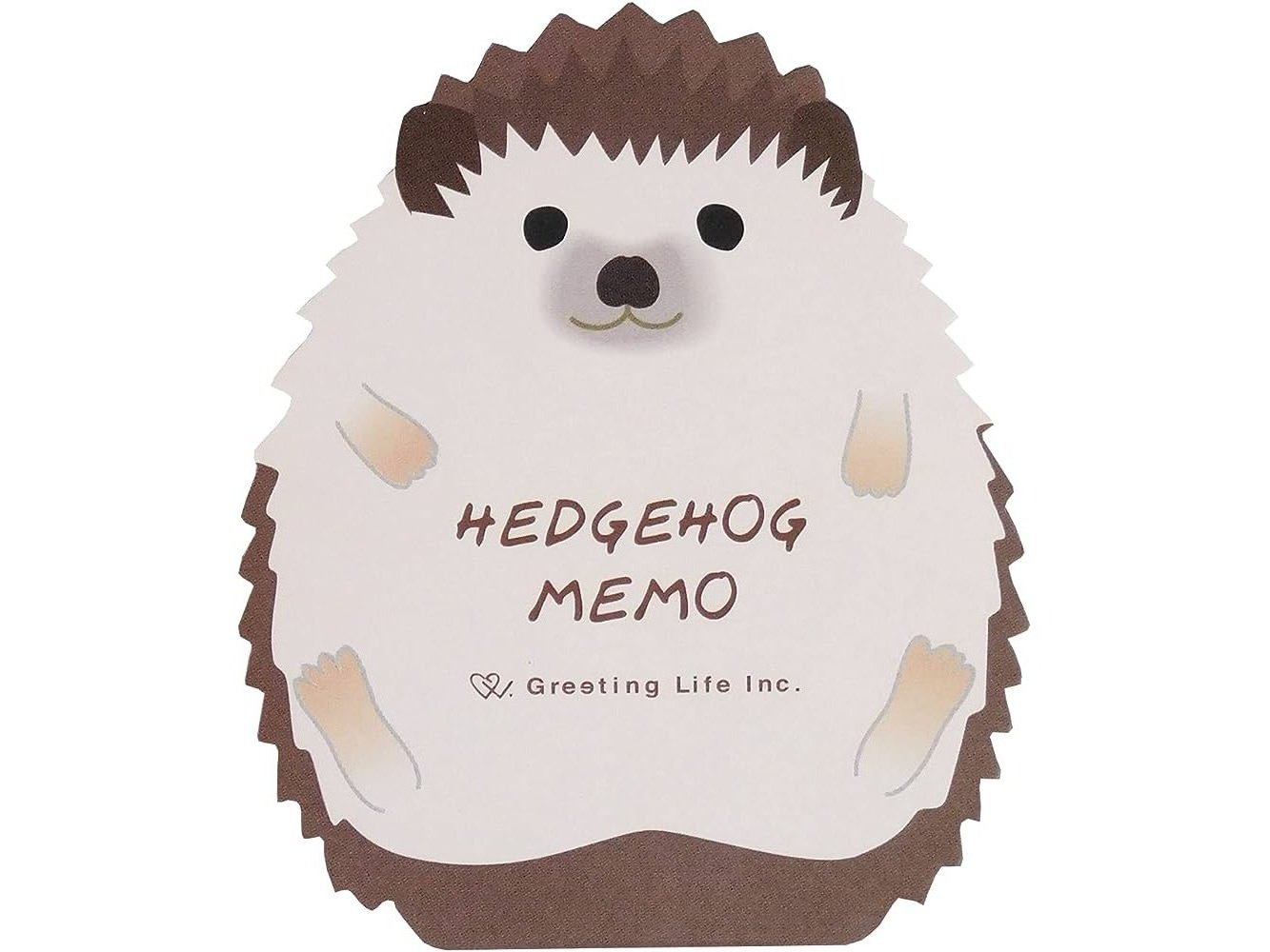 Greeting Life Hedgehog Memo Pad