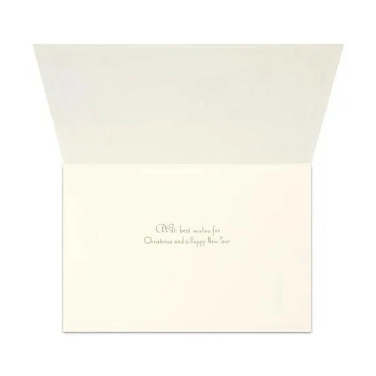 Greeting Life Japanese Style Mini Santa Christmas Card - Kamakura Train