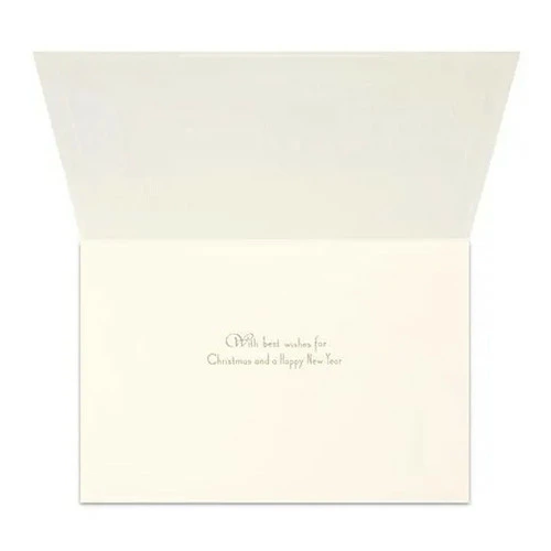 Greeting Life Japanese Style Mini Santa Christmas Card - Kamakura Train