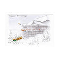Greeting Life Japanese Style Mini Santa Christmas Card Kiyomizu Temple