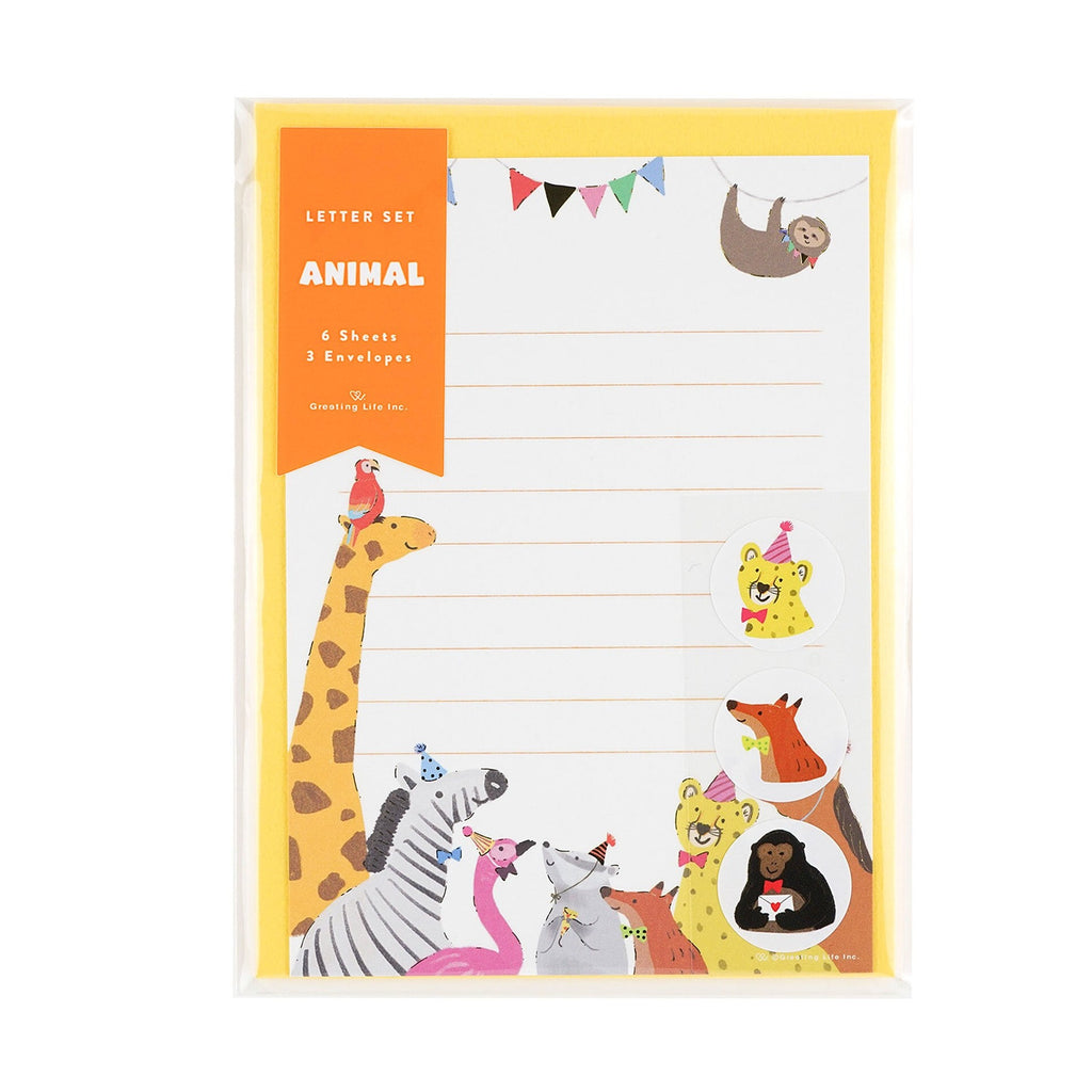 Greeting Life Letter Set Animal