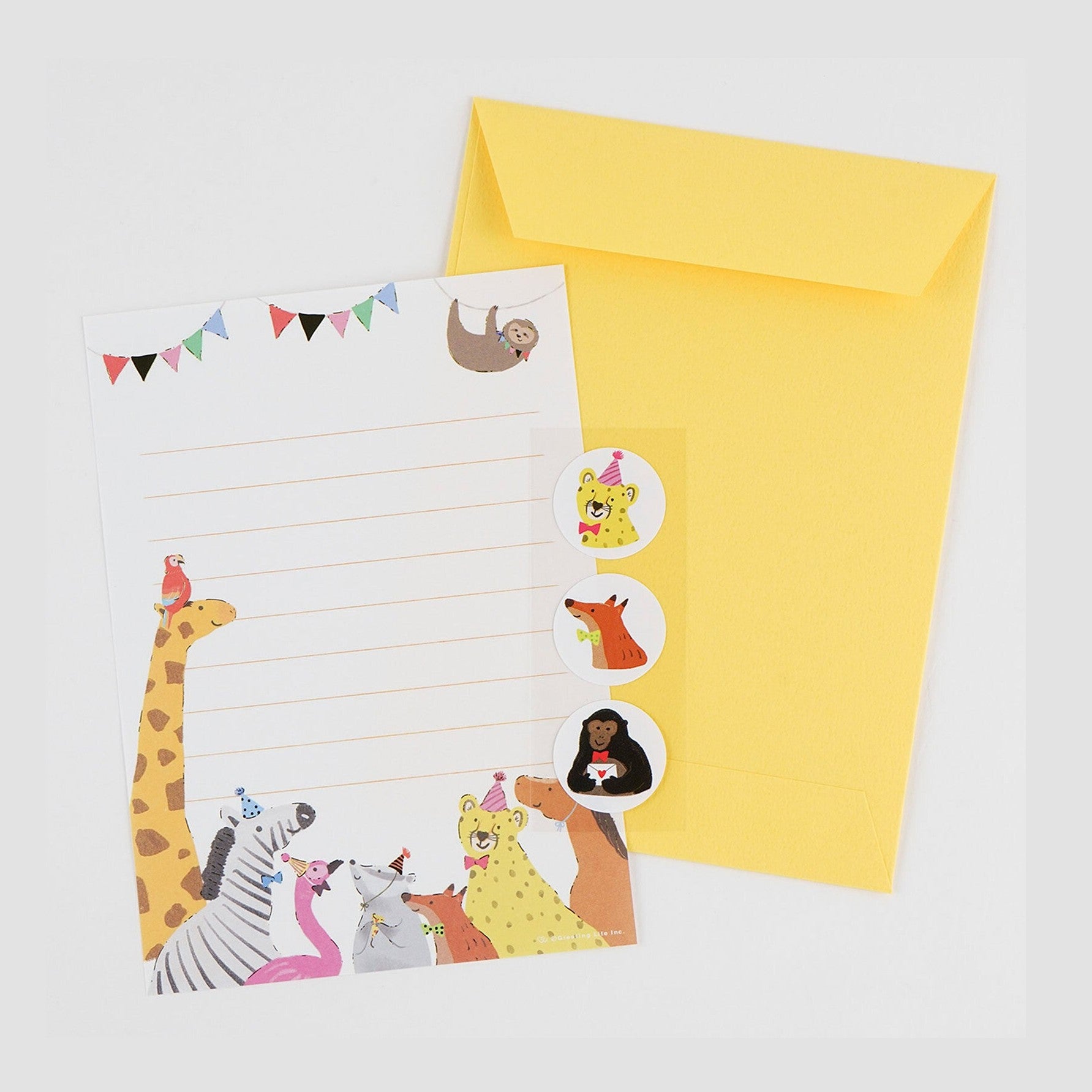 Greeting Life Letter Set Animal