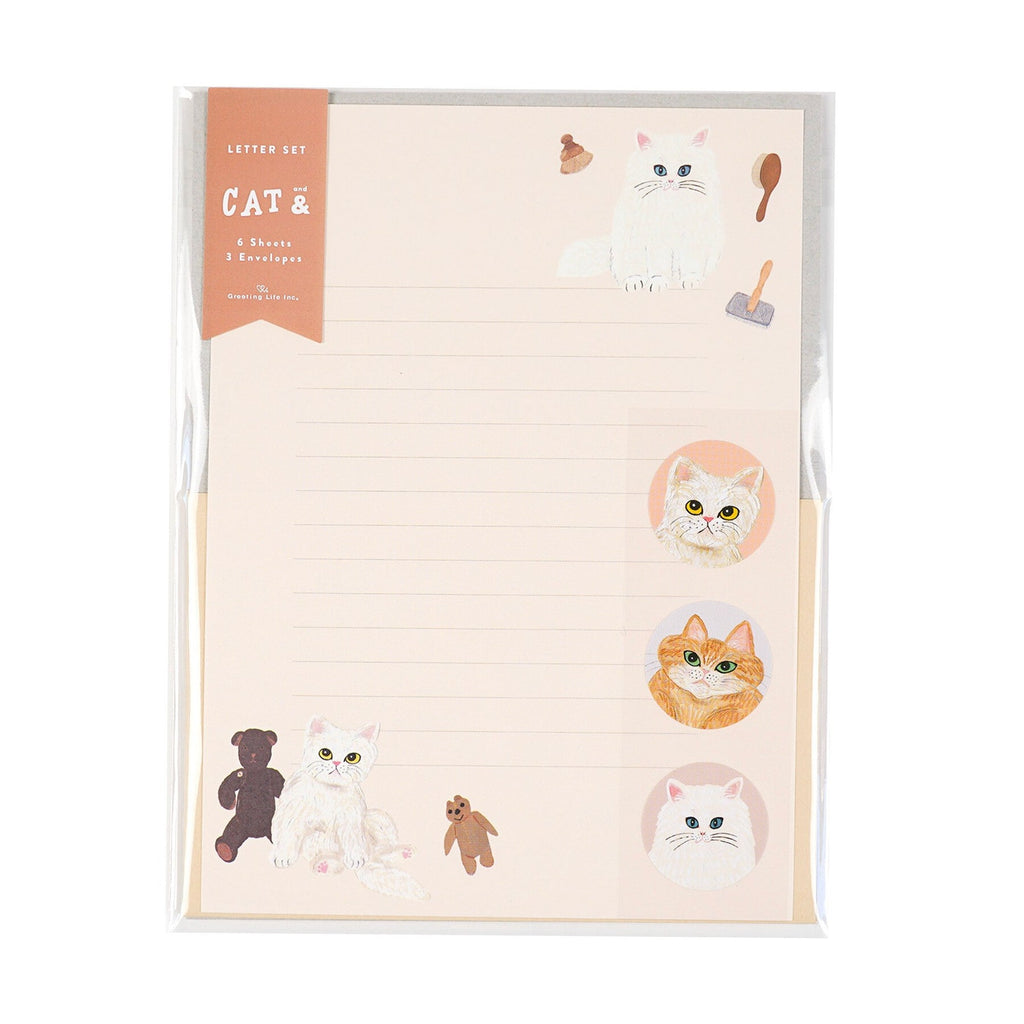Greeting Life Letter Set Beige