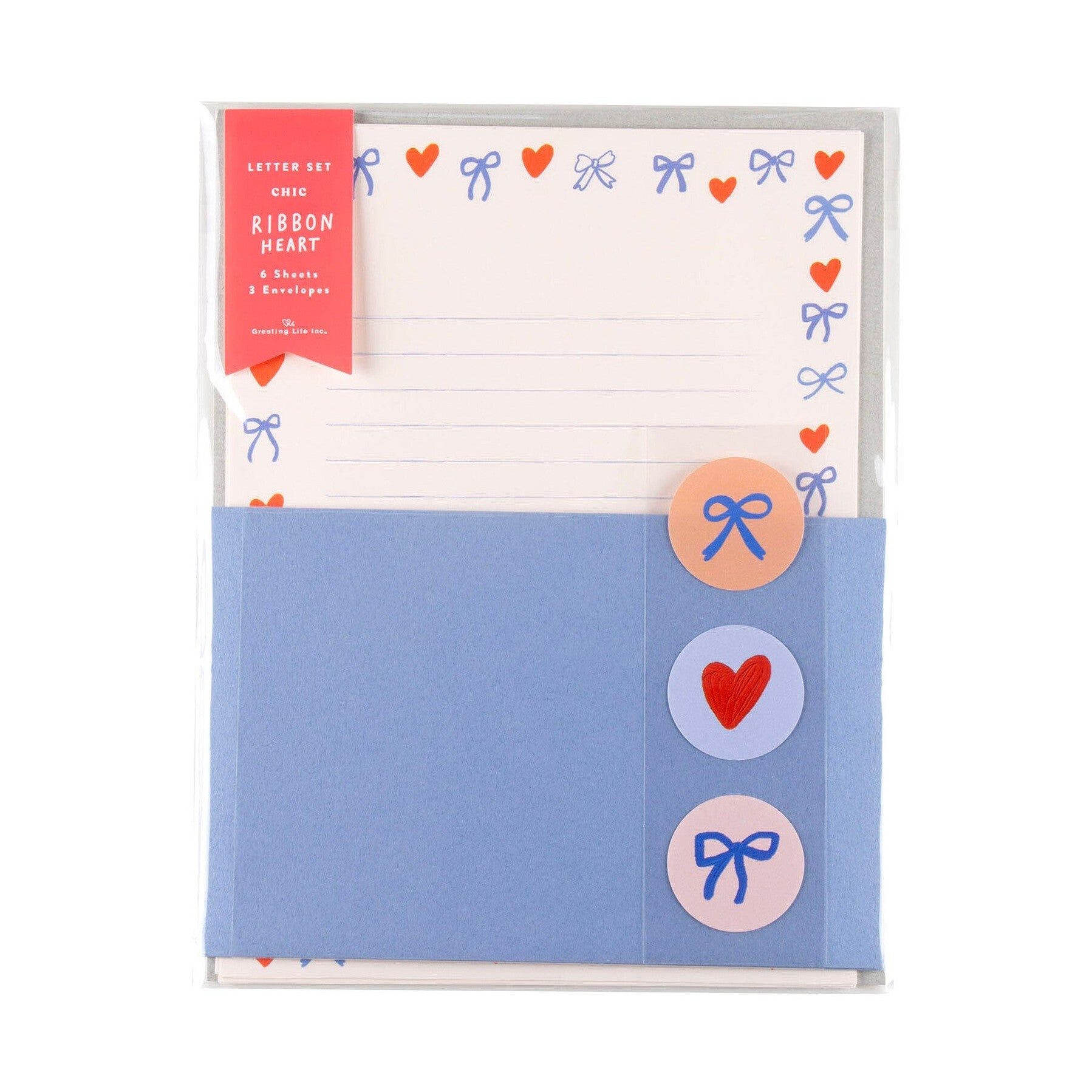 Greeting Life Letter Set Ribbon