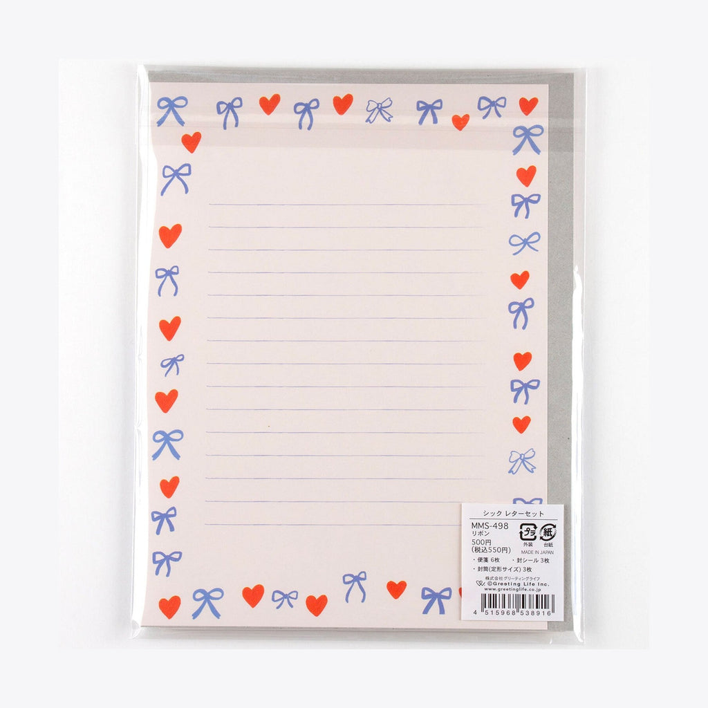 Greeting Life Letter Set Ribbon