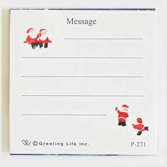 Greeting Life Mini SantaChristmas Pop-up Mini Card - Fireworks