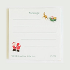 Greeting Life Mini SantaChristmas Pop-up Mini Card - Air Baloon
