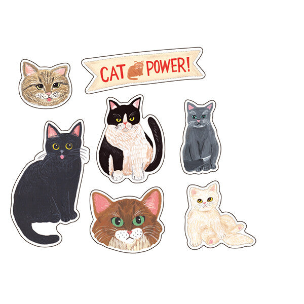 Greeting Life Sodeyama Kahoko Sticker Pack - Cat