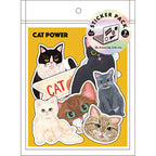 Greeting Life Sodeyama Kahoko Sticker Pack - Cat