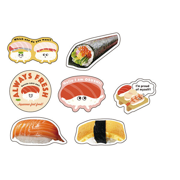 Greeting Life Sticker Pack - Sushi