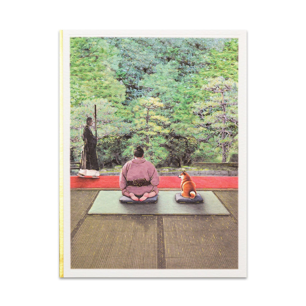 Greeting Life Sumoshiba Card Zazen