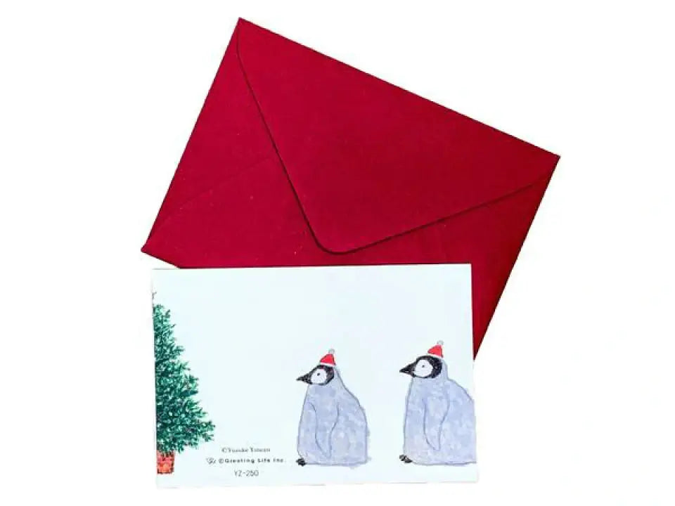 Greeting Life Yusuke Yonezu Christmas Mini Card Penguin