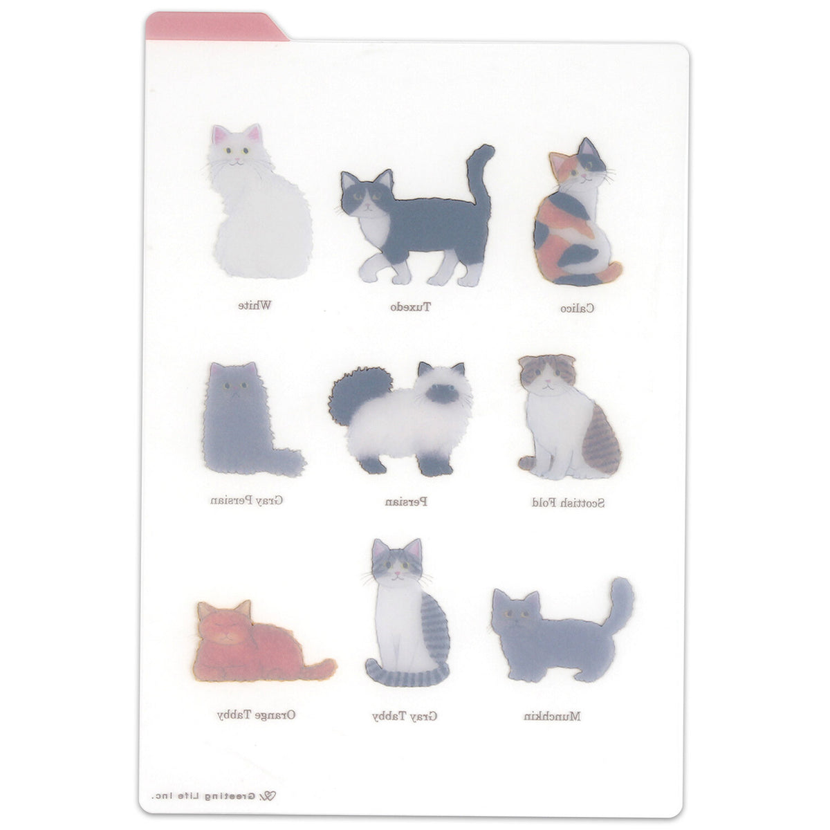Greeting Life Yusuke Yonezu Clear Pencil Board - Cat