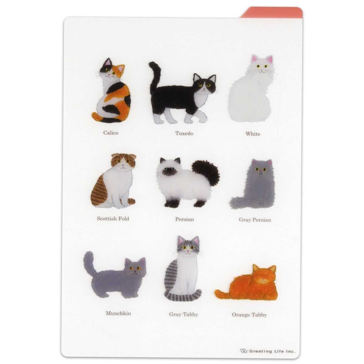 Greeting Life Yusuke Yonezu Clear Pencil Board - Cat