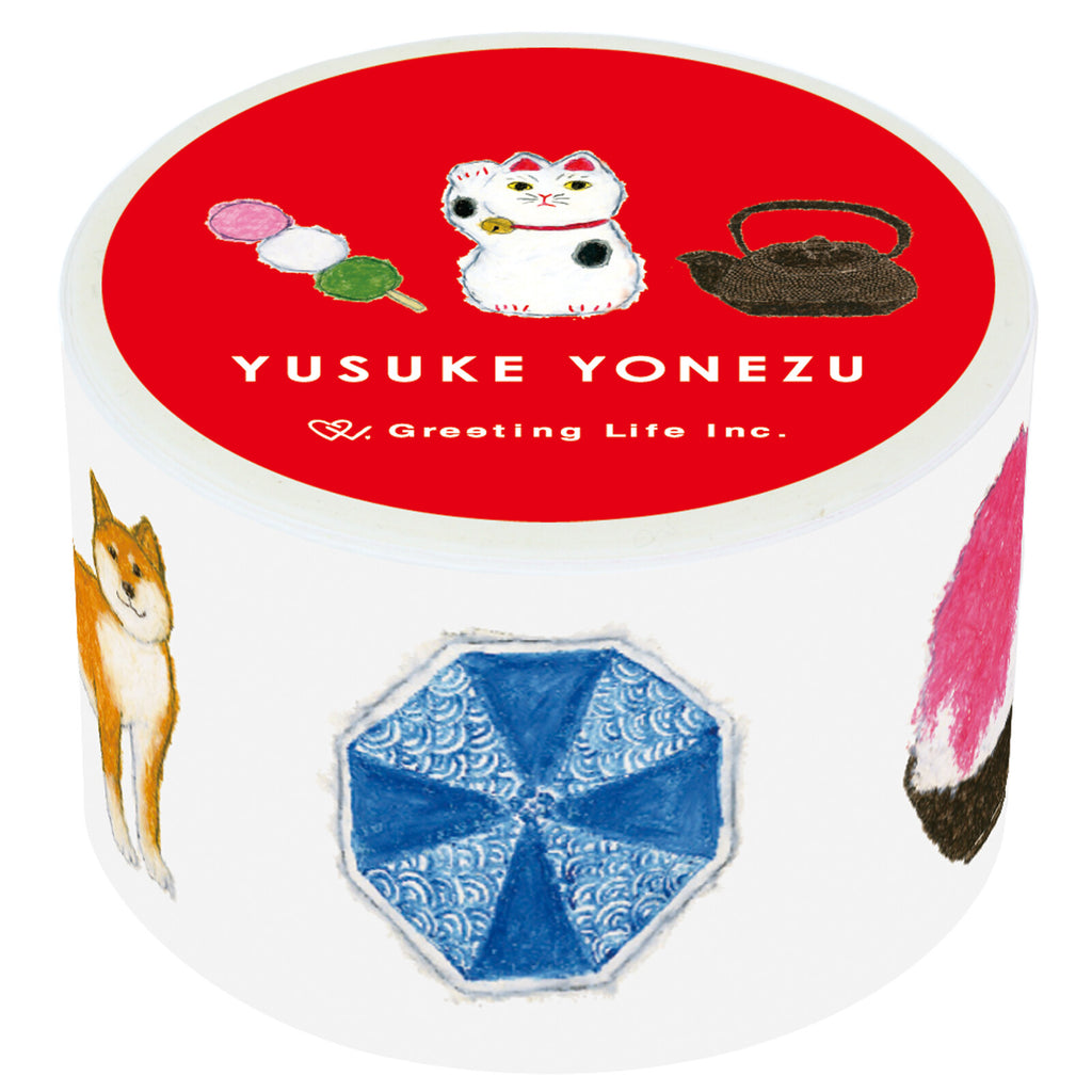 Greeting Life Yusuke Yonezu Masking Tape - Japanese Motif