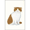 Greeting Life Yusuke Yonezu Postcard - Scottish Fold Cat
