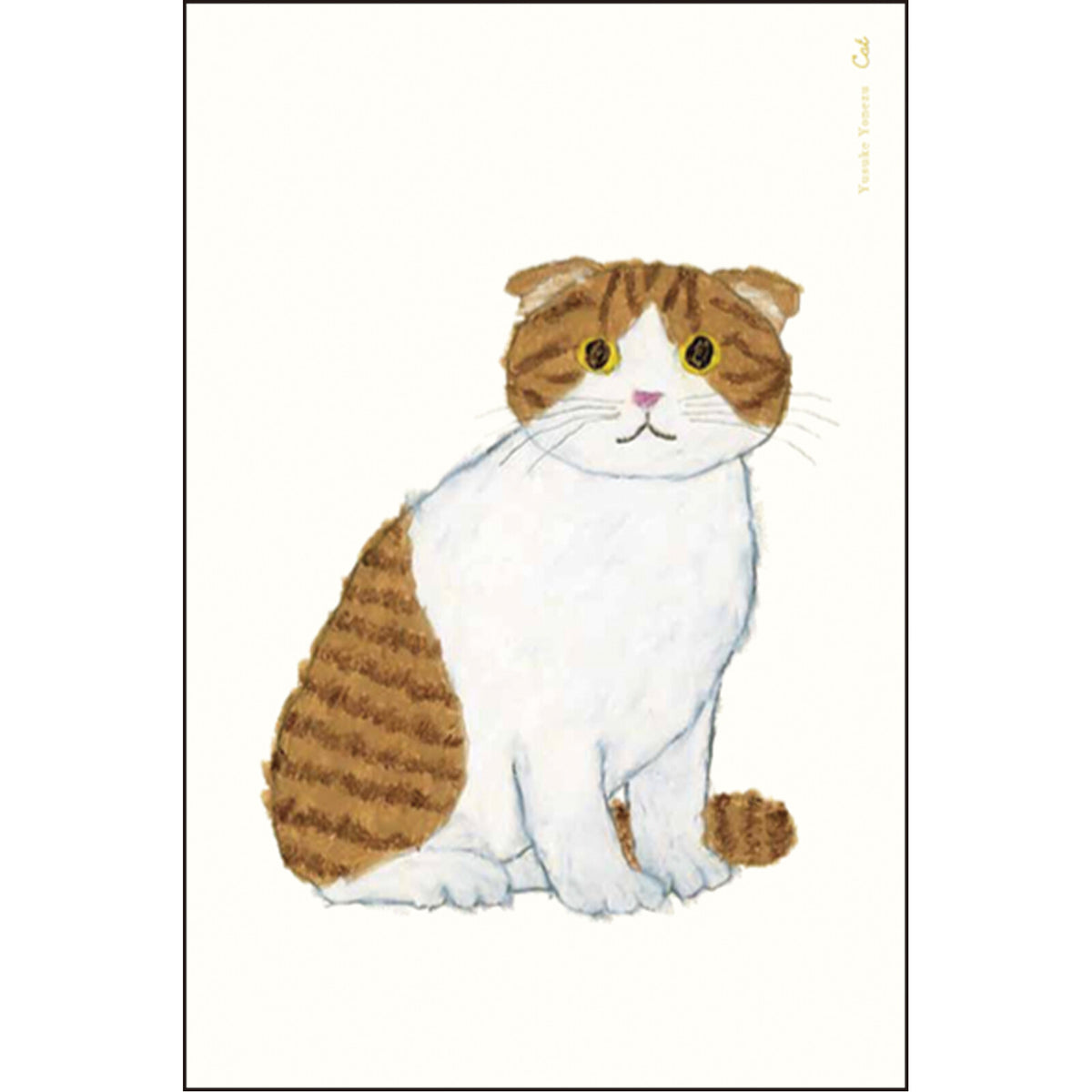 Greeting Life Yusuke Yonezu Postcard - Scottish Fold Cat
