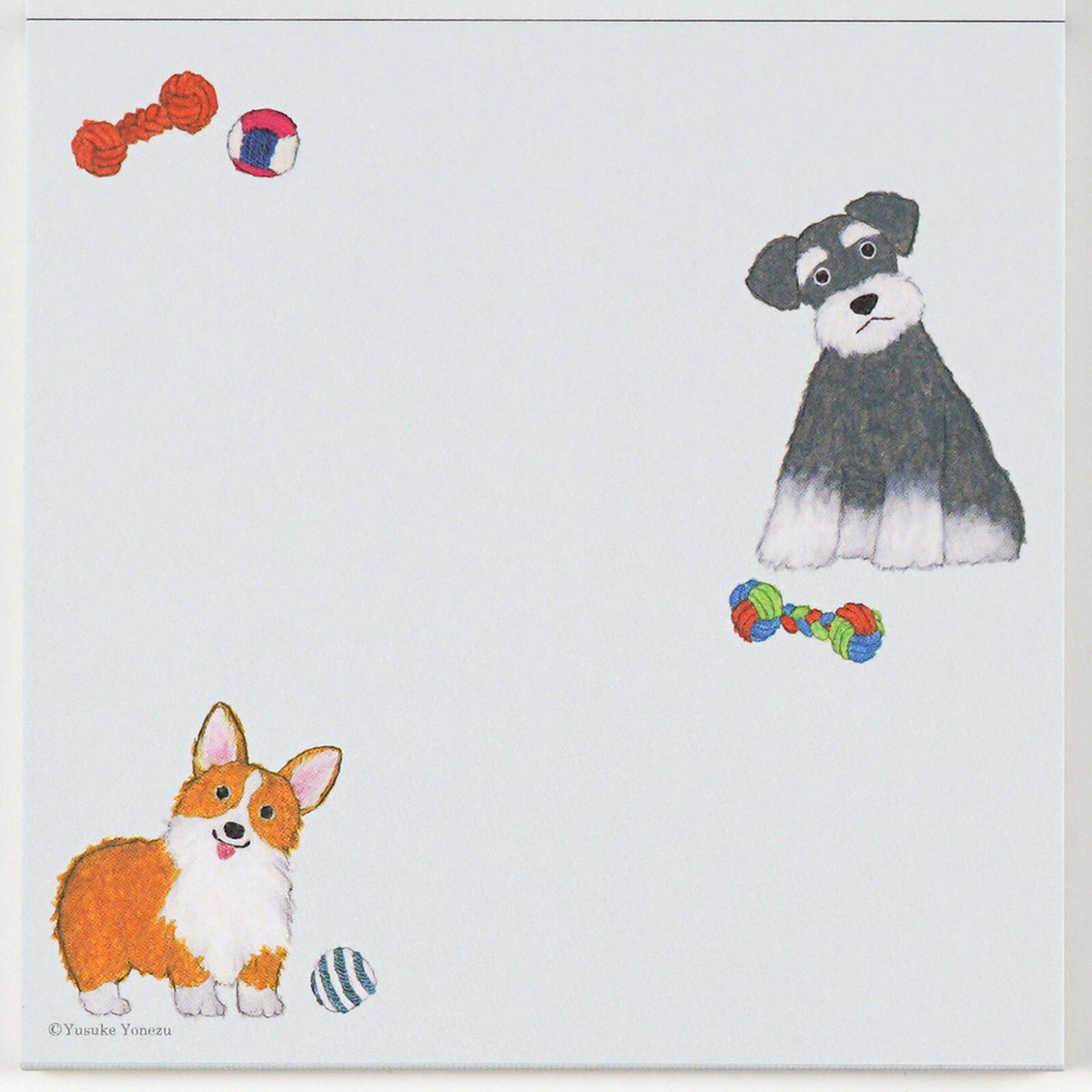 Greeting Life Yusuke Yonezu Square Memo Pad - Dog