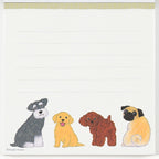 Greeting Life Yusuke Yonezu Square Memo Pad - Dog