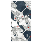 Hamamonyo Auspicious Crane Gauze Handkerchief 50cm