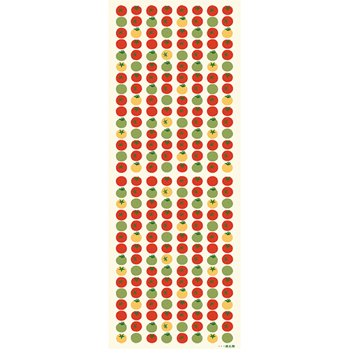 Hamamonyo Colourful Tomatoes Tenugui Towel