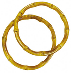 Hamamonyo Furoshiki Bamboo Bag Rings 2Pc