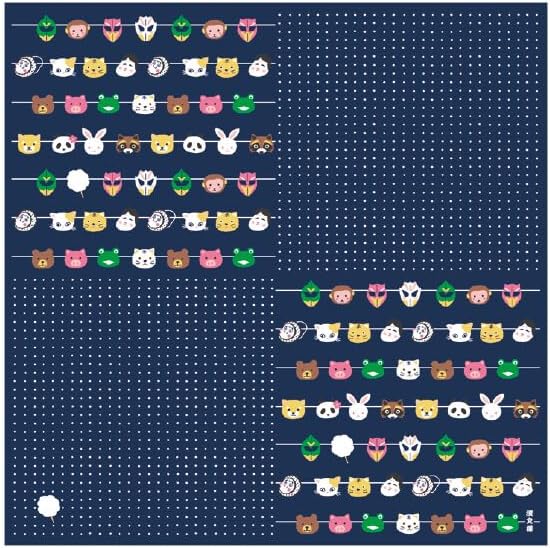 Hamamonyo Japanese Summer Festival Furoshiki Wrapping Cloth 50cm