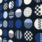 Hamamonyo Large Dots Furoshiki Wrapping Cloth 50cm