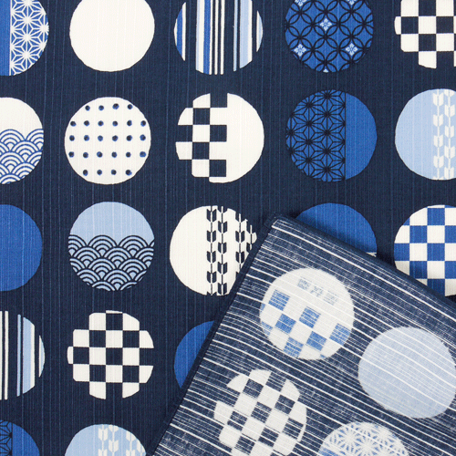Hamamonyo Large Dots Furoshiki Wrapping Cloth 50cm