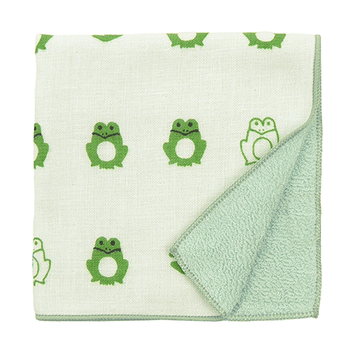 Hamamonyo Little Frog Semi-Wash Hand Towel 25cm
