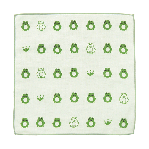 Hamamonyo Little Frog Semi-Wash Hand Towel 25cm