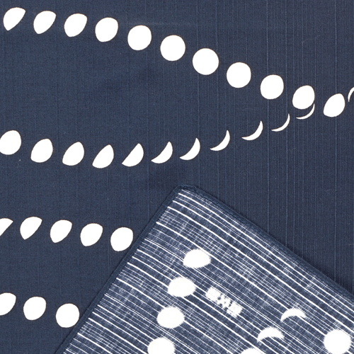 Hamamonyo Moon Phases Furoshiki Wrapping Cloth 70cm