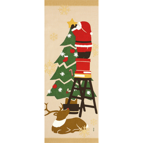 Hamamonyo Santa Tenugui Towel