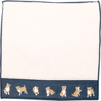 Hamamonyo Shiba Face Towel Tenugui
